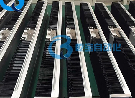防塵自動(dòng)化生產(chǎn)流水線使用風(fēng)琴罩模組